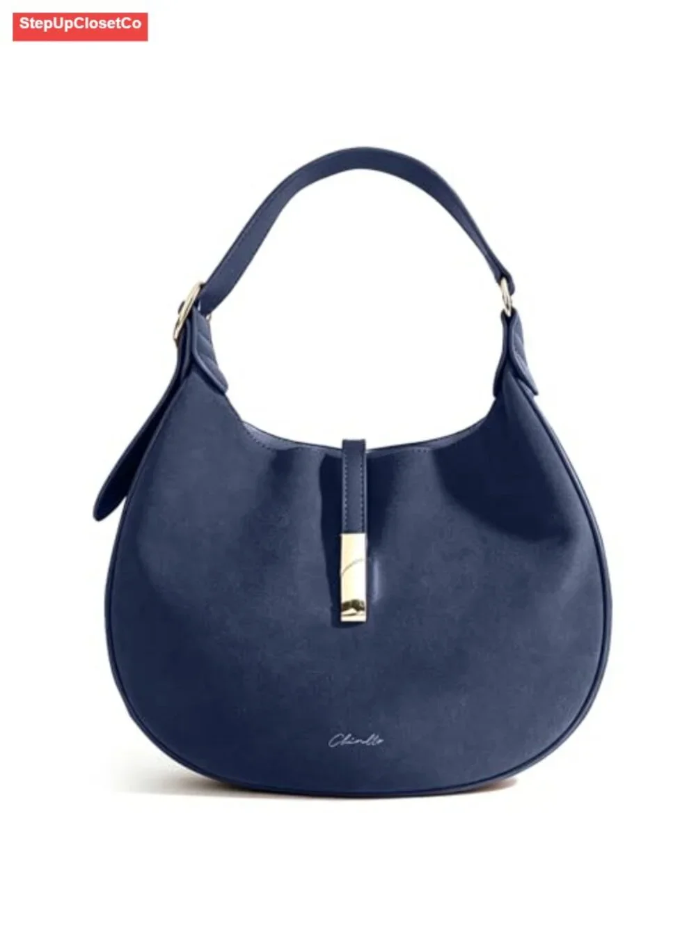 Women's Faux Leather Hobo Shoulder Bag Vintage Tote Purse